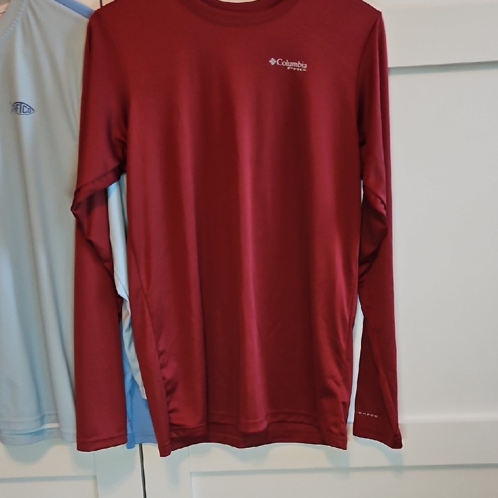 AFTCO Kids Long Sleeve Tees - Light Blue, Blue, and Red - Picture 5 of 10